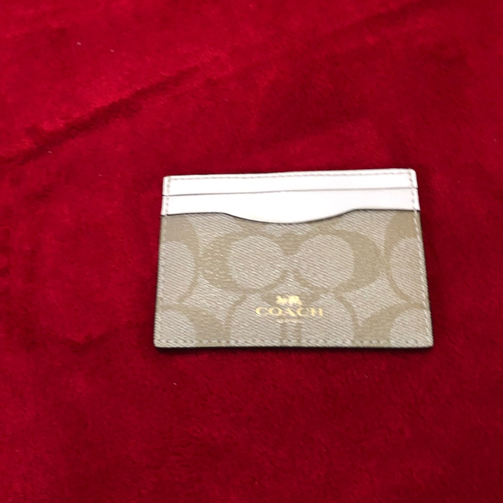 Coach care coin case